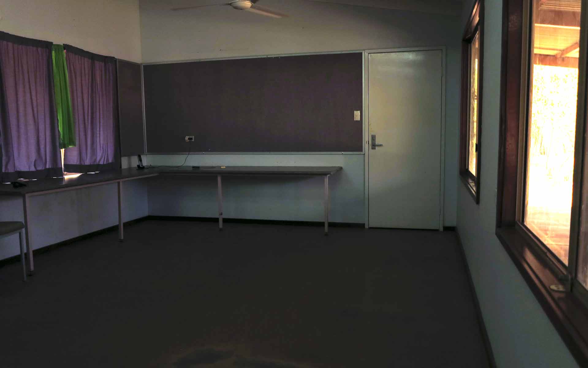 Empty staffroom