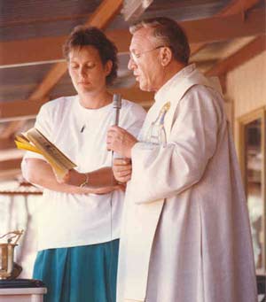 Sr Margaret and Father Lorenz